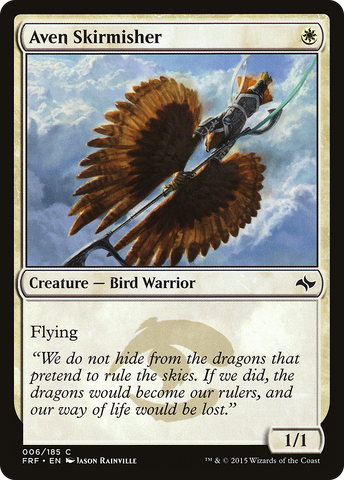 {C} Aven Skirmisher [Fate Reforged][FRF 006]