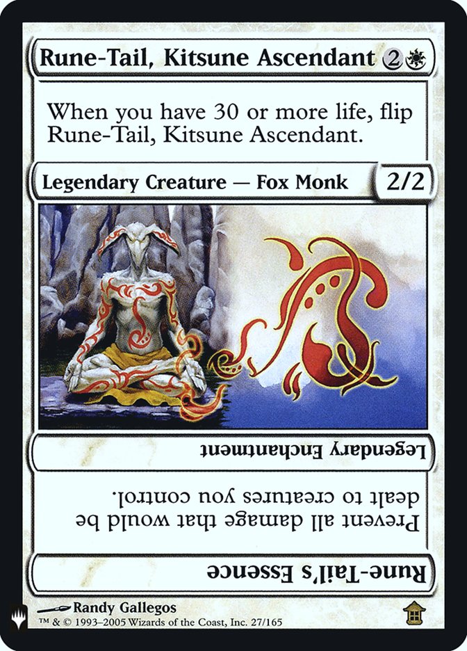 {R} Rune-Tail, Kitsune Ascendant // Rune-Tail's Essence [Mystery Booster][LS SOK 027]