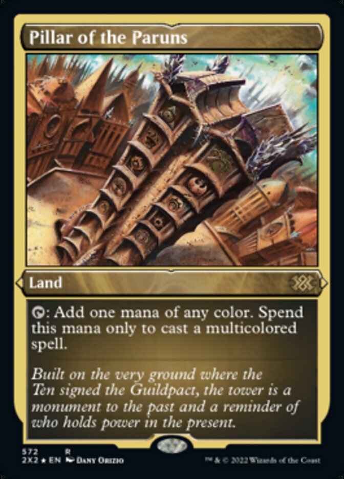 {R} Pillar of the Paruns (Foil Etched) [Double Masters 2022][2X2 572]