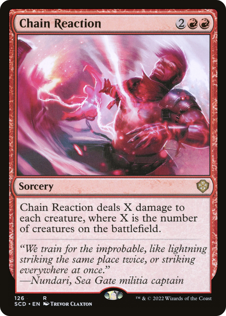 {R} Chain Reaction [Starter Commander Decks][SCD 126]