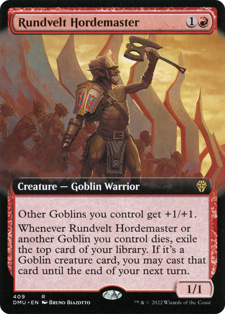 {R} Rundvelt Hordemaster (Extended Art) [Dominaria United][DMU 409]