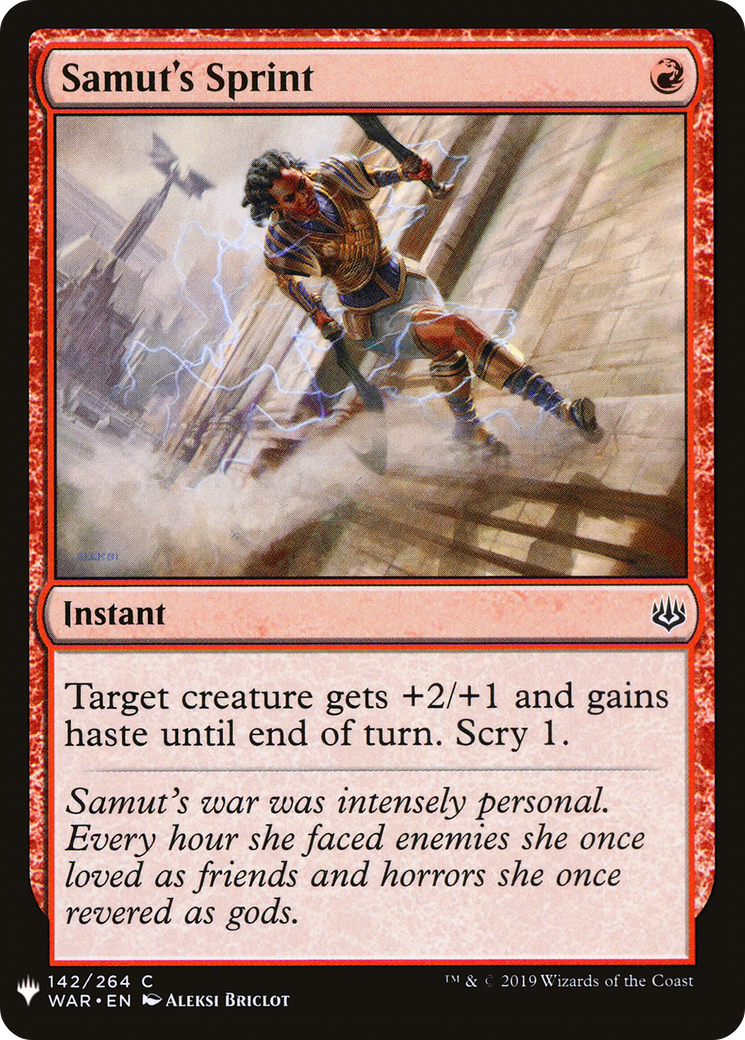 {C} Samut's Sprint [Mystery Booster][LS WAR 142]