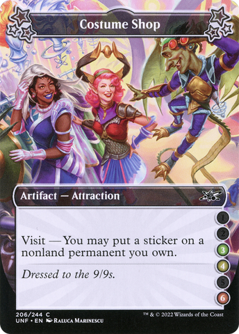 {C} Costume Shop (3-4-6) [Unfinity][UNF 206]