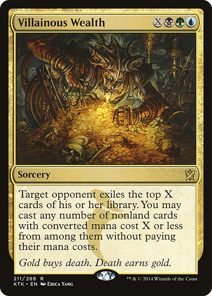 {R} Villainous Wealth [Khans of Tarkir][KTK 211] - Misty Mountain Games