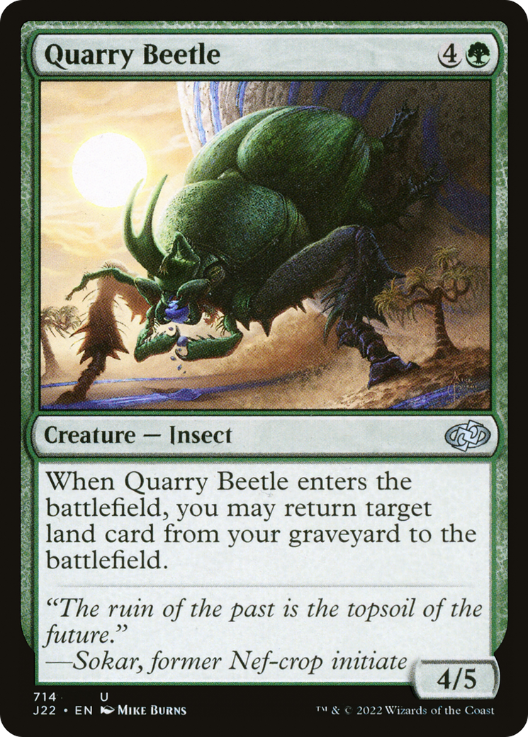 {C} Quarry Beetle [Jumpstart 2022][J22 714]