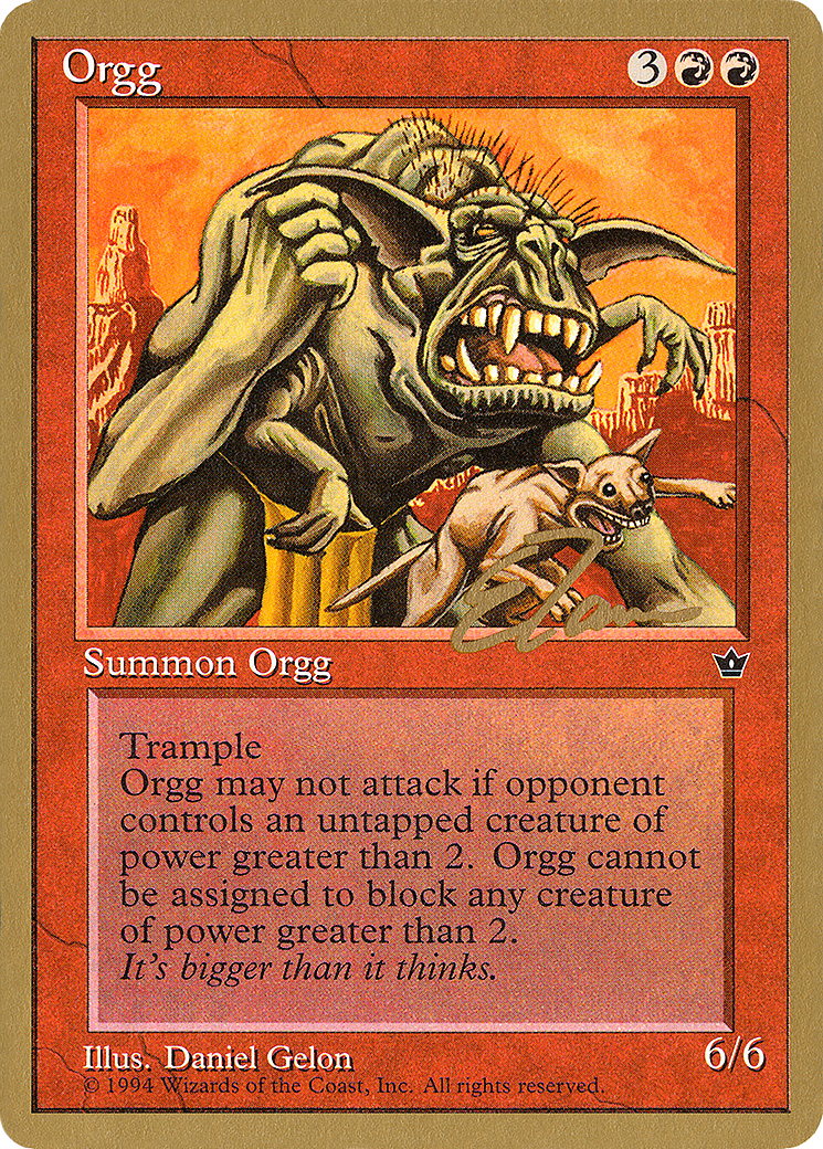 {R} Orgg (Eric Tam) [Pro Tour Collector Set][GB PTC ET63]