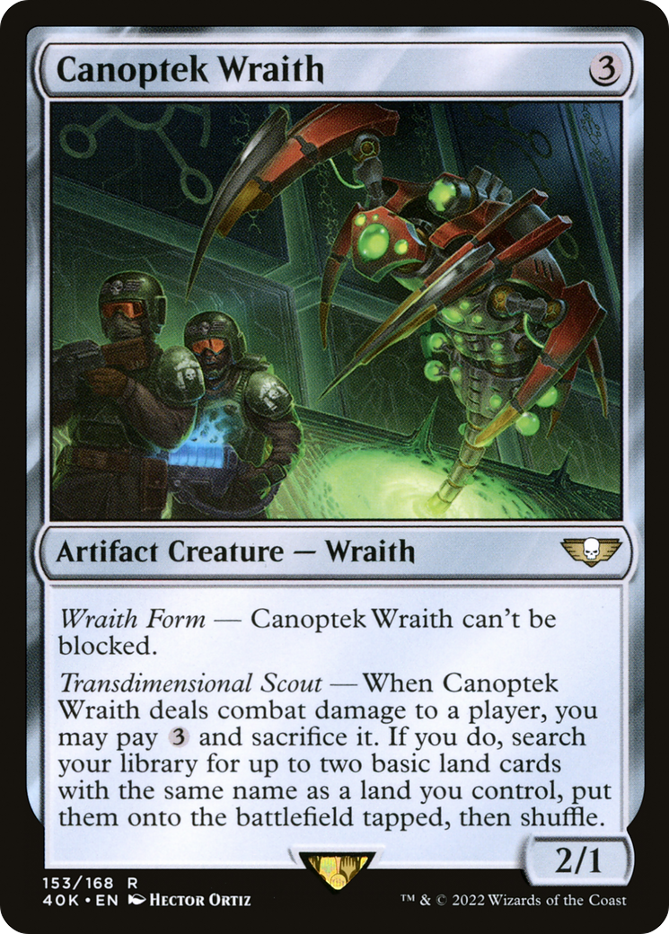 {R} Canoptek Wraith [Universes Beyond: Warhammer 40,000][40K 153]