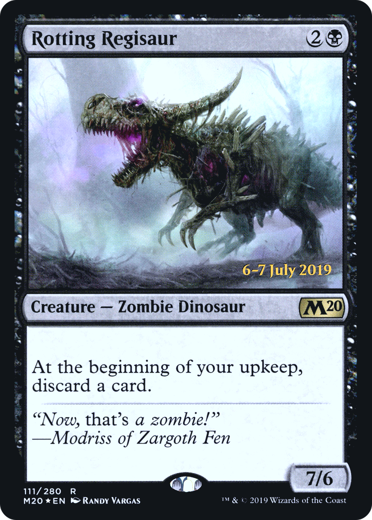 {R} Rotting Regisaur [Core Set 2020 Prerelease Promos][PR M20 111]