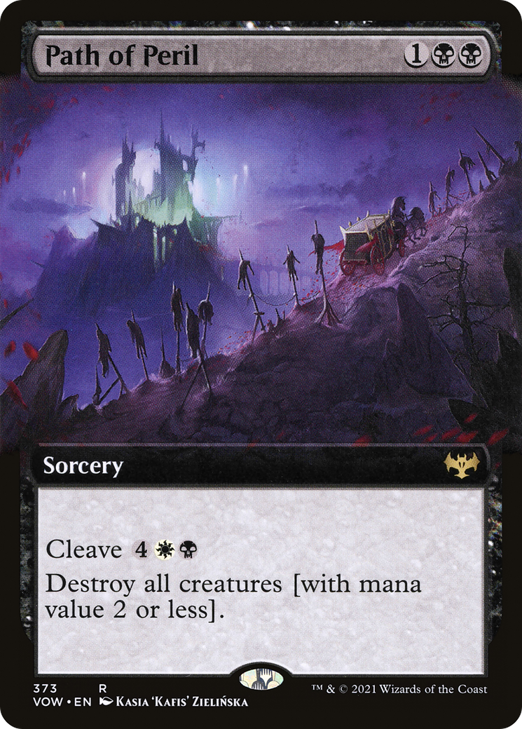{R} Path of Peril (Extended Art) [Innistrad: Crimson Vow][VOW 373]
