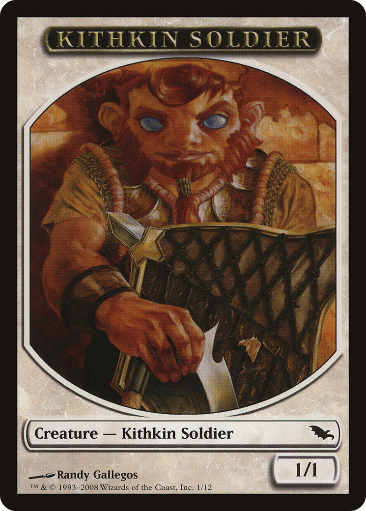 {T} Kithkin Soldier Token [Shadowmoor Tokens][TSHM 001]