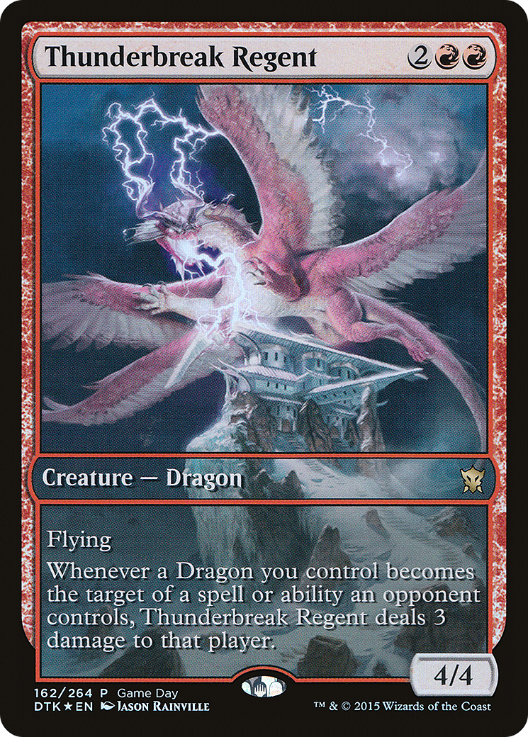 {R} Thunderbreak Regent (Game Day) [Dragons of Tarkir Promos][PA DTK 162]