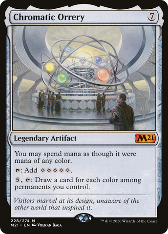 {R} Chromatic Orrery (Promo Pack) [Core Set 2021 Promos][PP M21 228]
