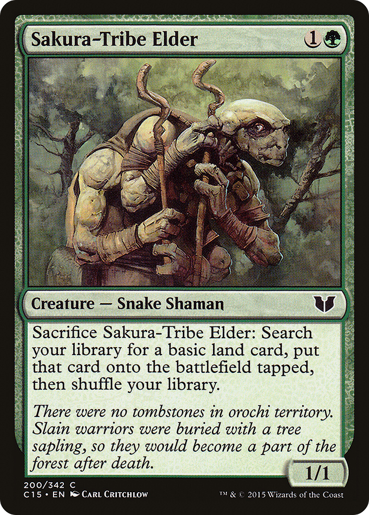 {C} Sakura-Tribe Elder [Commander 2015][C15 200]