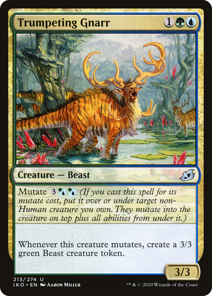 {C} Trumpeting Gnarr [Ikoria: Lair of Behemoths][IKO 213]