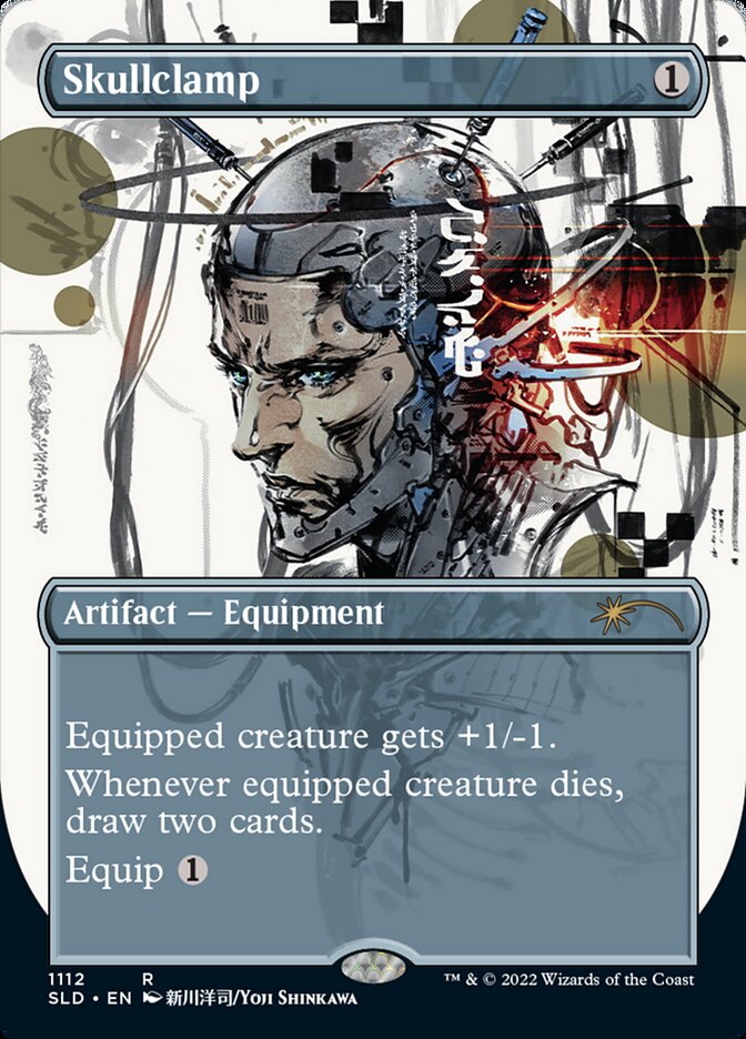 {R} Skullclamp (Borderless) [Secret Lair Drop Series][SLD 1112]
