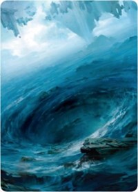 {A} Island 3 Art Card [Zendikar Rising Art Series][AZNR 012]
