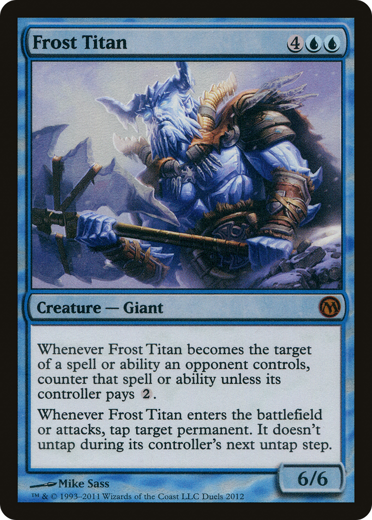 {R} Frost Titan (Duels of the Planeswalkers Promos) [Duels of the Planeswalkers Promos 2011][PA DP11 001] - Misty Mountain Games