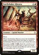 {R} Earthshaker Khenra [Hour of Devastation Prerelease Promos][PR HOU 090]