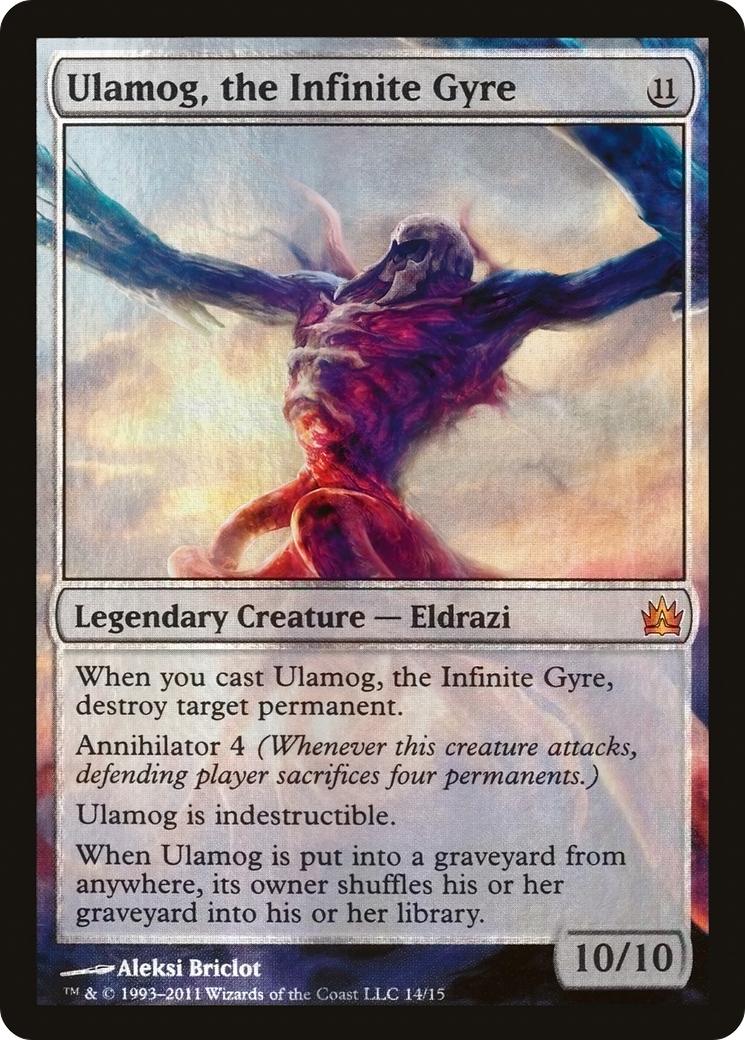 {R} Ulamog, the Infinite Gyre [From the Vault: Legends][V11 014] - Misty Mountain Games