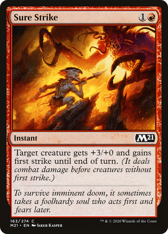 {C} Sure Strike [Core Set 2021][M21 163]