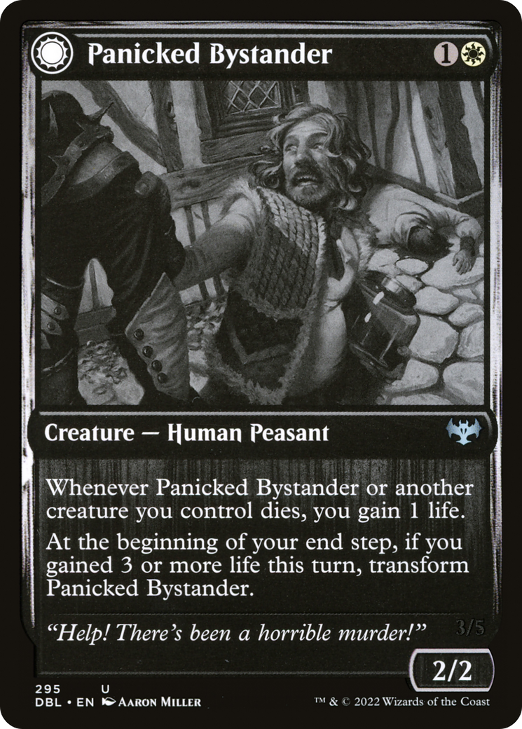 {C} Panicked Bystander // Cackling Culprit [Innistrad: Double Feature][DBL 295]