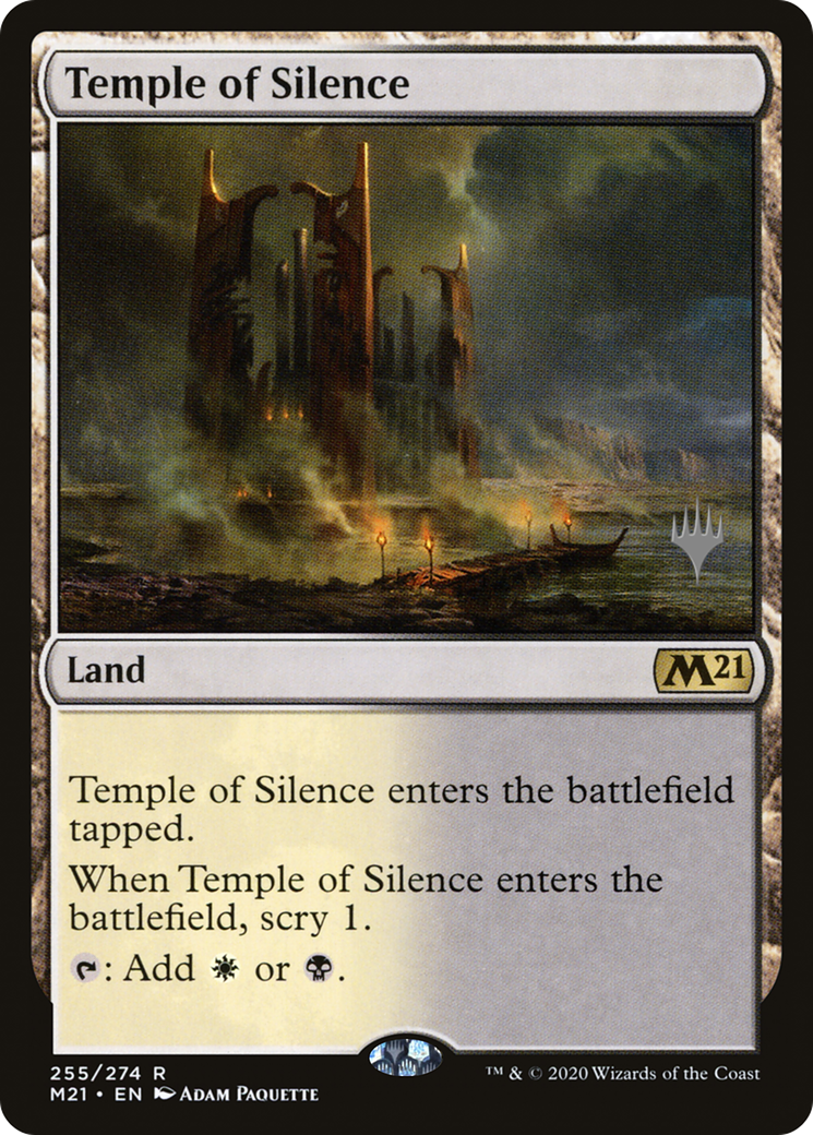 {R} Temple of Silence (Promo Pack) [Core Set 2021 Promos][PP M21 255]