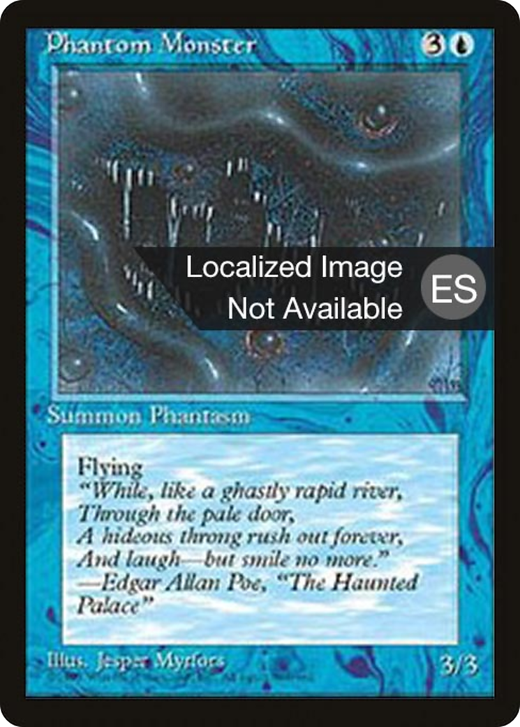 {F} Phantom Monster [Fourth Edition (Foreign Black Border)][FBB 4ED 090]