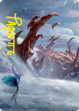 {A} Island Art Card (Gold-Stamped Signature) [Strixhaven: School of Mages Art Series][GS ASTX 049]