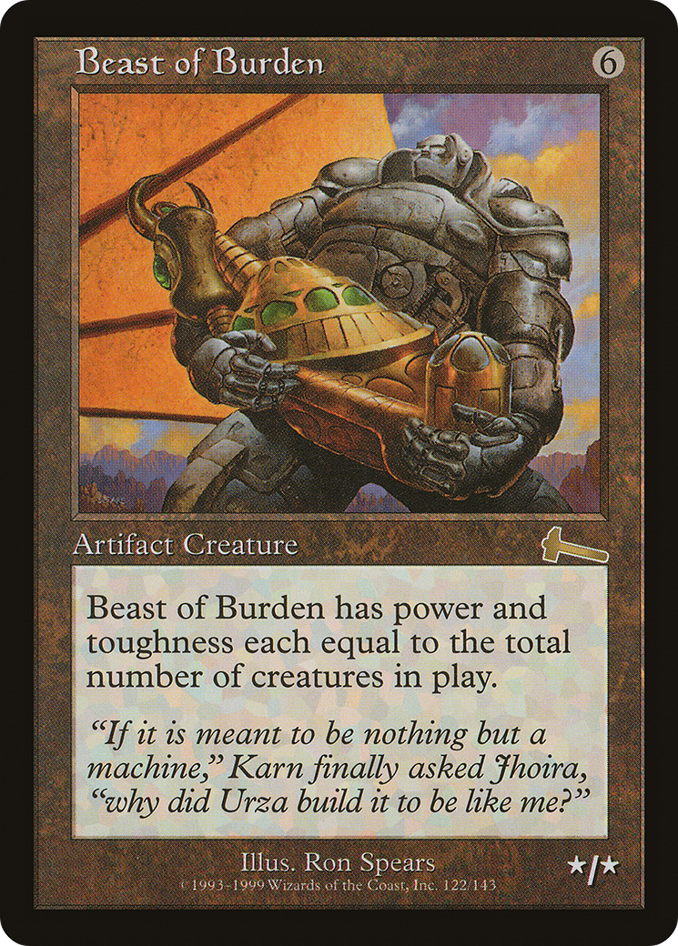 {R} Beast of Burden [Urza's Legacy][ULG 122] - Misty Mountain Games