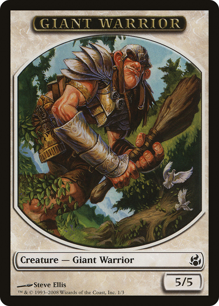 {T} Giant Warrior Token [Morningtide Tokens][TMOR 001]
