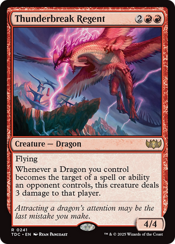 {R} Thunderbreak Regent [Tarkir: Dragonstorm Commander][TDC 241]