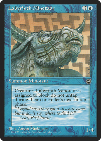 {C} Labyrinth Minotaur (Onatah Flavor Text) [Homelands][HML 30B]
