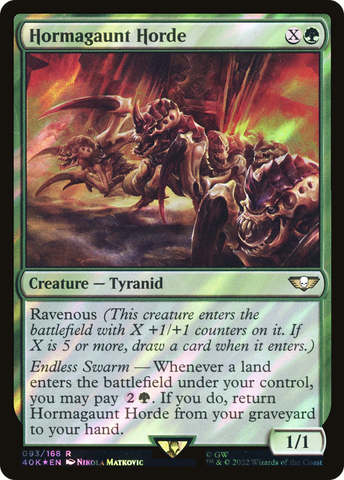 {R} Hormagaunt Horde (Surge Foil) [Universes Beyond: Warhammer 40,000][SF 40K 093]
