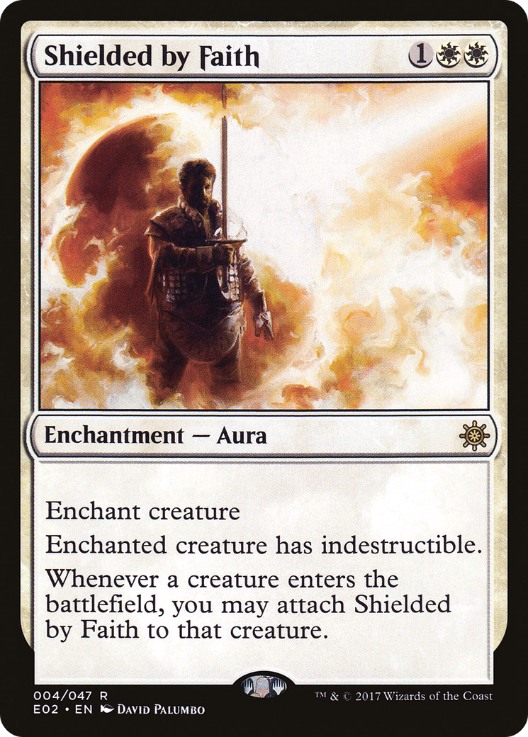{R} Shielded by Faith [Explorers of Ixalan][E02 004] - Misty Mountain Games