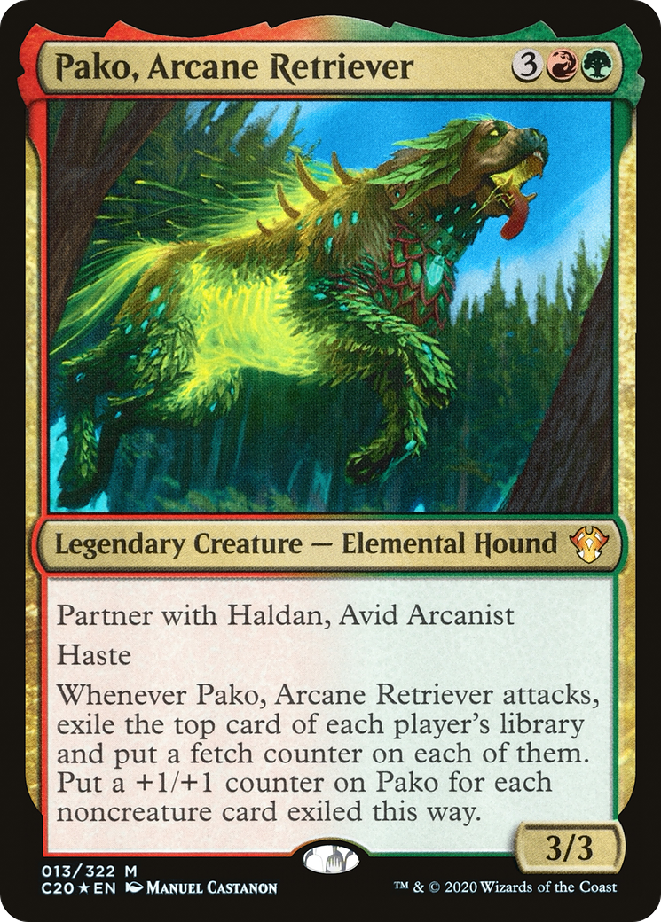 {R} Pako, Arcane Retriever [Commander 2020][C20 013] - Misty Mountain Games