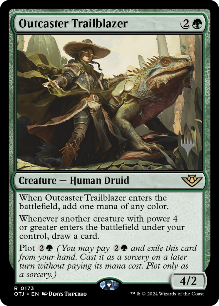{@R} Outcaster Trailblazer (Promo Pack) [Outlaws of Thunder Junction Promos][PP OTJ 173]