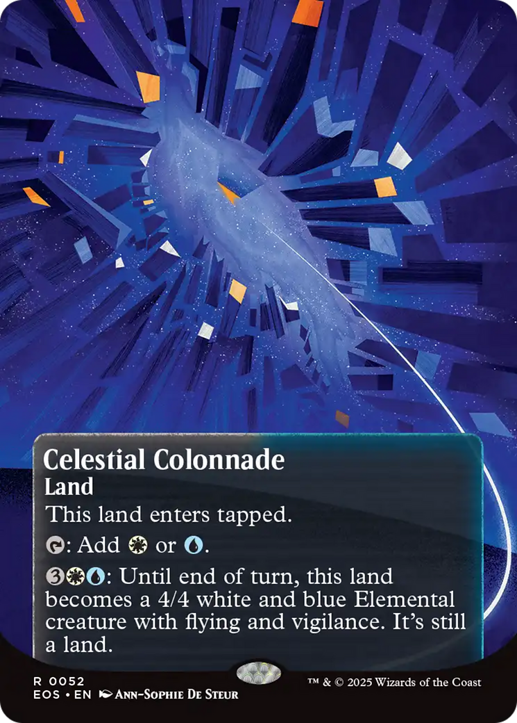 {R} Celestial Colonnade (0052) (Poster) [Edge of Eternities: Stellar Sights][EOS 052]