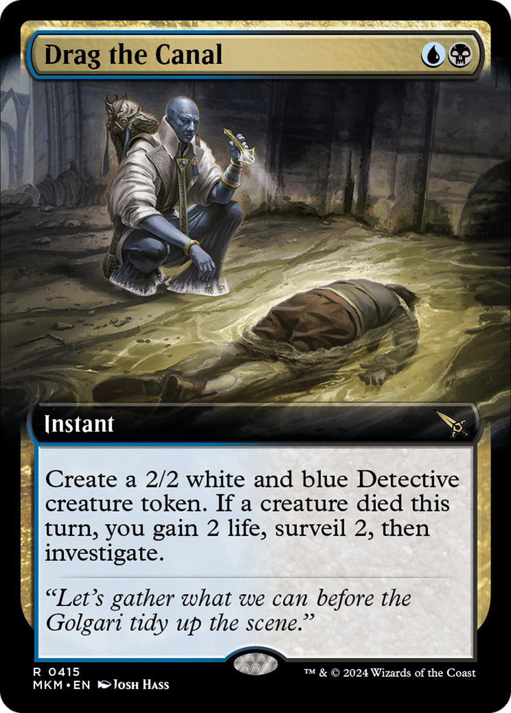 {@R} Drag the Canal (Extended Art) [Murders at Karlov Manor][MKM 415]