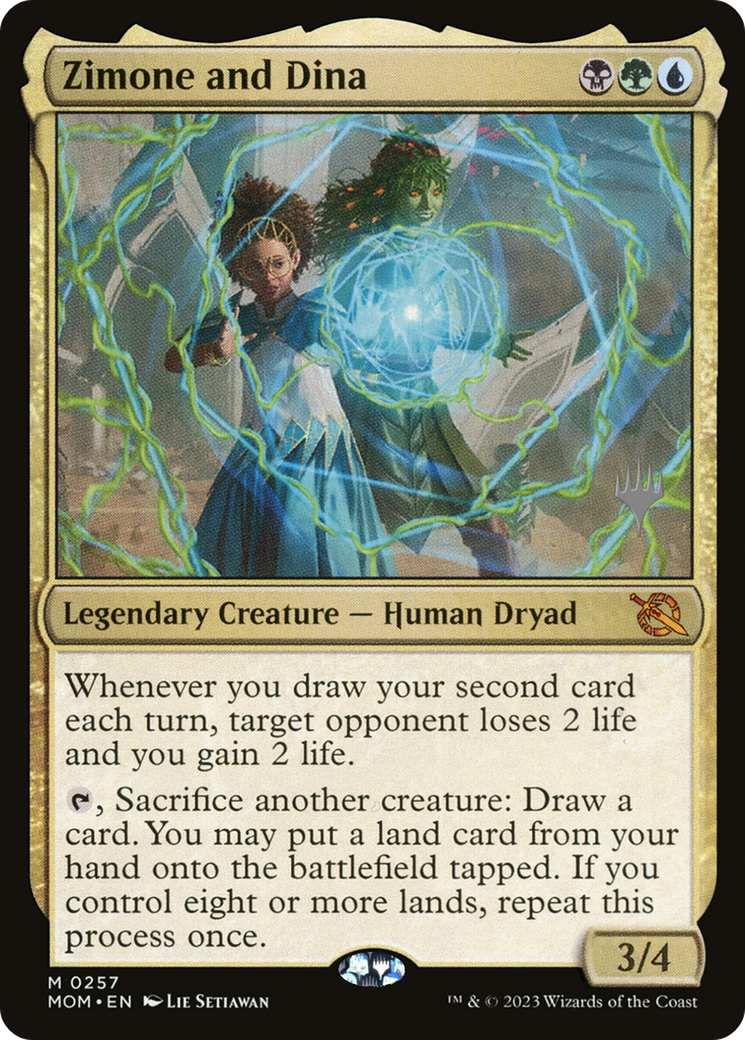 {R} Zimone and Dina (Promo Pack) [March of the Machine Promos][PP MOM 257]