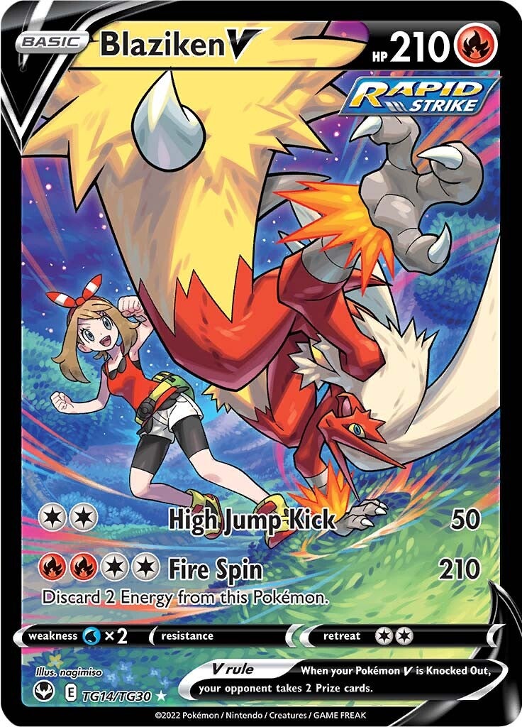 [PKM] Blaziken V (TG14/TG30) [Sword & Shield: Silver Tempest]