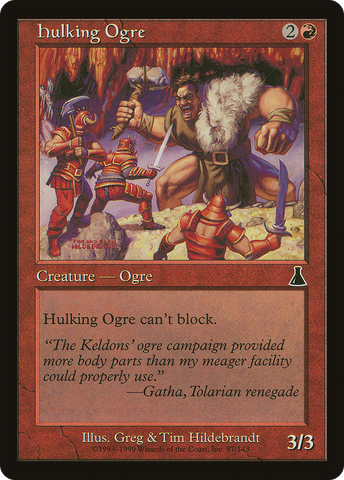 {C} Hulking Ogre [Urza's Destiny][UDS 087]