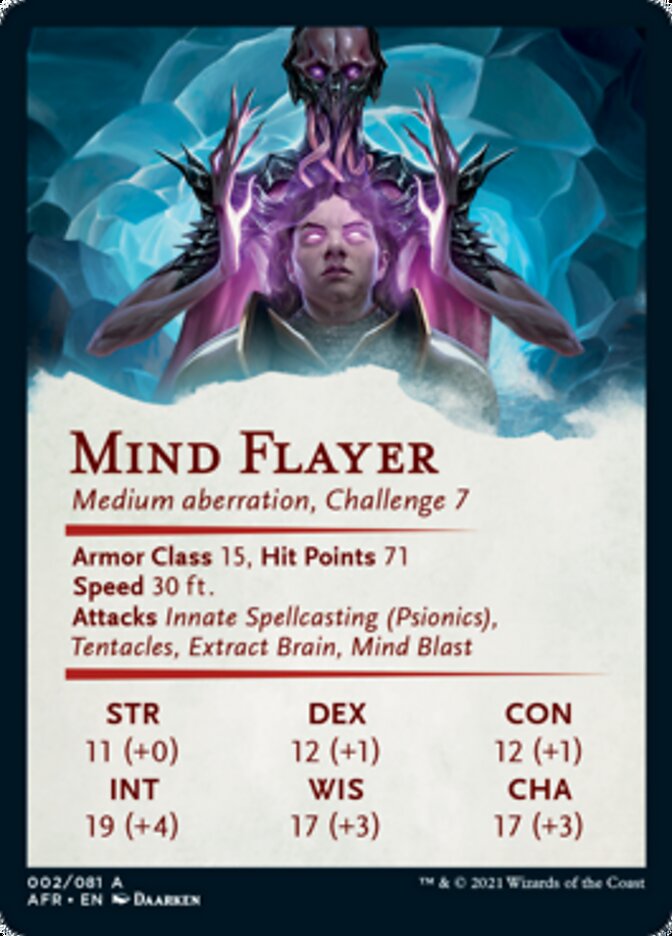 {A} Mind Flayer Art Card [Dungeons & Dragons: Adventures in the Forgotten Realms Art Series][AAFR 002]