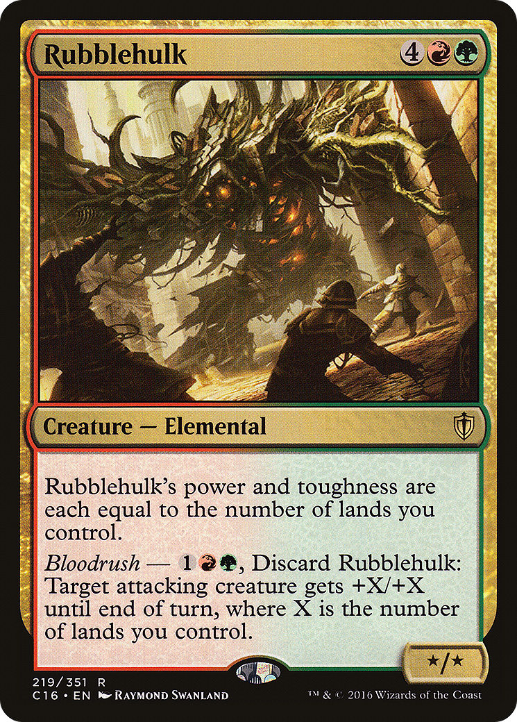 {R} Rubblehulk [Commander 2016][C16 219] - Misty Mountain Games