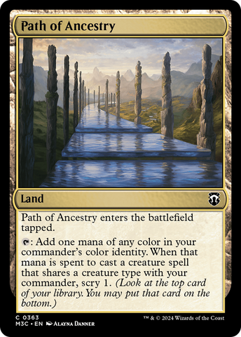 {C} Path of Ancestry [Modern Horizons 3 Commander][M3C 363]