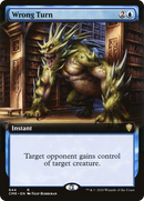 {R} Wrong Turn (Extended Art) [Commander Legends][CMR 644]