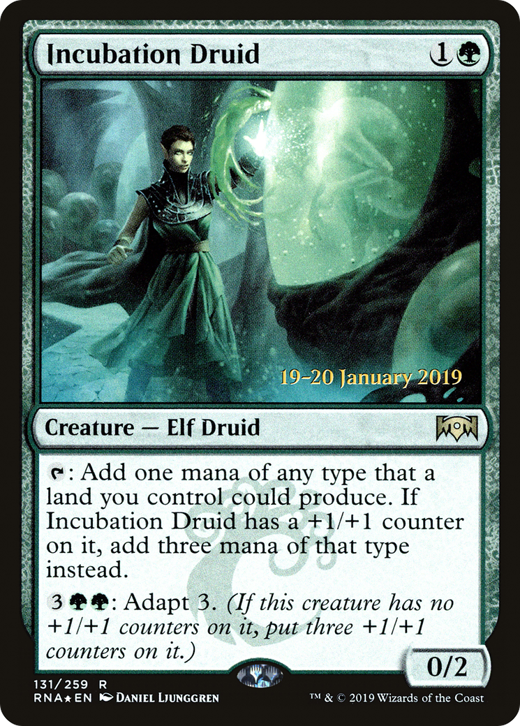 {R} Incubation Druid [Ravnica Allegiance Prerelease Promos][PR RNA 131]