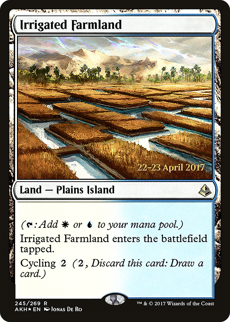 {R} Irrigated Farmland [Amonkhet Prerelease Promos][PR AKH 245] - Misty Mountain Games