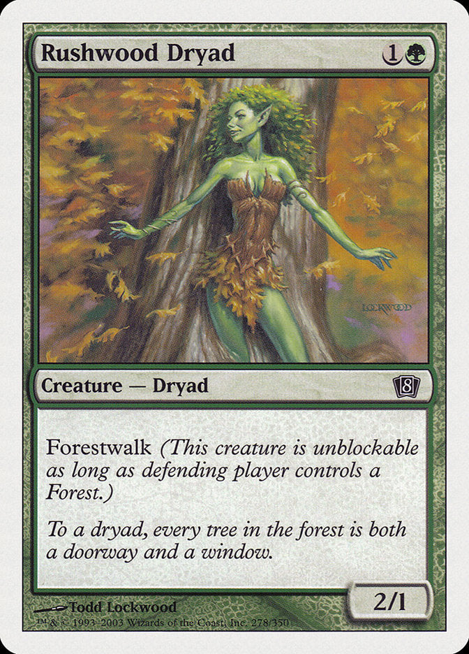 {C} Rushwood Dryad [Eighth Edition][8ED 278]