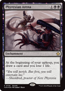 {@R} Phyrexian Arena (Bundle) [Foundations Promos][FDN 728]