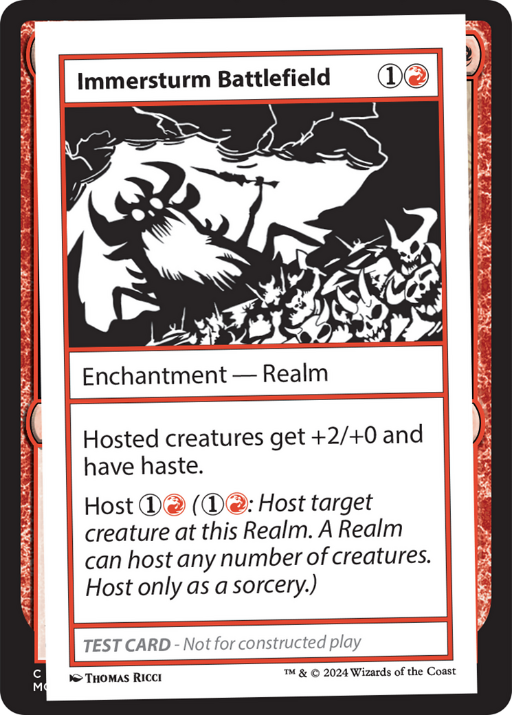 {C} Immersturm Battlefield [Mystery Booster 2 Playtest Cards][MB2 PLAYTEST]
